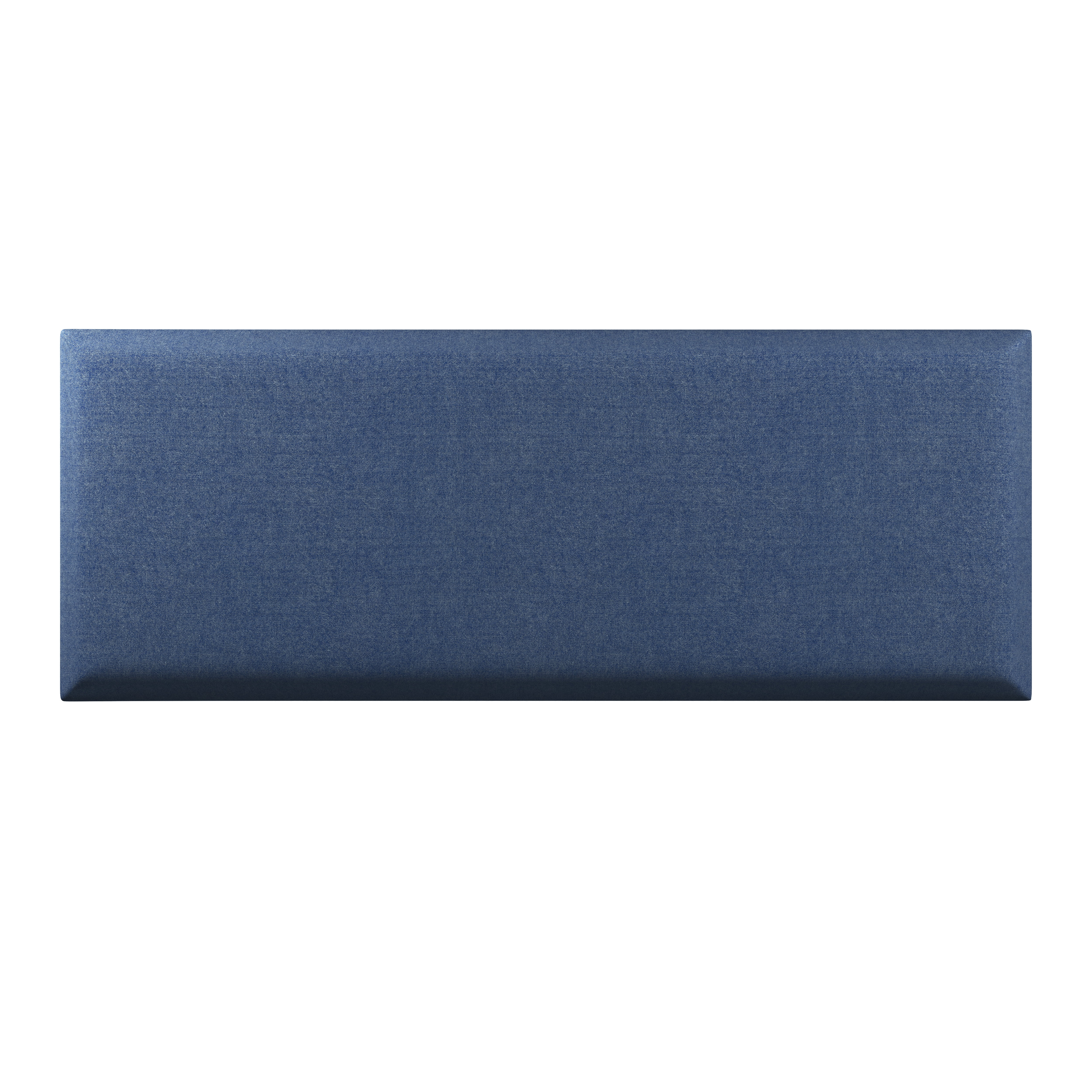 Boyd Sleep Customizable Upholstered Wall Decor Panels, Blue Linen, Set of 4