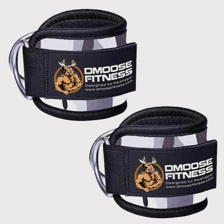 DMoose Fitness Ankle Strap for Cable Machines for Kickbacks, Glute