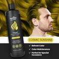 thumbnail image 4 of Herbishh Koloret Semi Permanent Hair Color, Ammonia Free & Vegan Hair Dye, Long-Lasting Up to 3 Weeks, Full Grey Coverage, 8.5 fl. oz Cosmic Sunshine, 250 ML, 4 of 5