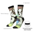 thumbnail image 4 of Masiiu Bluey Pattern Adult Crew Socks, Breathable Color-Block Mid-Calf Socks, Comfortable for Daily Wear and Sports, 4 of 6