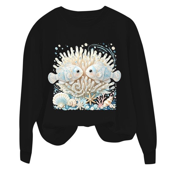 Likimi Child Toddler Girls Sweatshirts Animal Print Crew Neck Sweatshirt For Girls Long Sleeve Everyday Wear Fashion Pullover Size 3-4 Years