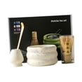 thumbnail image 3 of Set de matcha, tazón de matcha con boquilla, herramientas japonesas de fabricación de té, regalo de matcha, portavasos de cerámica kit de matcha Blanco 4 piezas, 3 of 8