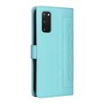 thumbnail image 3 of JTCASES Compatible with Samsung Galaxy S20 5G 6.2 inch Case Wallet Flip Folio Case [Kickstand] with RFID Blocking Card Holders [Shockproof] and Wrist Strap Cover for Men Women Girls, Mint, 3 of 12