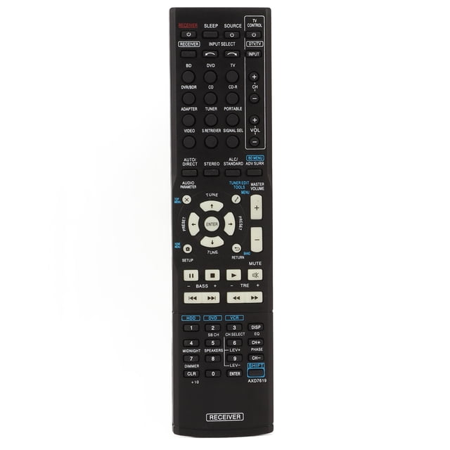 Mando a distancia AXD7619, receptor AV de repuesto, mando a distancia para Pioneer AVH Axd7455 Vsx 521 K Vsx 74txv S