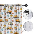 thumbnail image 4 of Blackout Kids Curtains,Cartoon Construction Vehicles Helmets Childrens Insulated Curtains Set Of 2,Bedroom Essentials,Toddler Room Decor 42"x63", 4 of 5