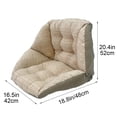 thumbnail image 2 of Anckoeil Integrated Seat Cushion with Surround Backrest, Soft Breathable Chair Pad for Office, Home & Sofa Use, 2 of 5