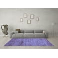 thumbnail image 3 of Ahgly Company Indoor Rectangle Oriental Blue Modern Area Rugs, 2' x 4', 3 of 4