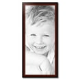 thumbnail image 2 of ArtToFrames 17" x 39" Matte mahogany Diploma Picture Frame, 17x39 inch Brown Wood Poster Frame (WOM-5108), 2 of 7