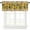 Brown Yellow, variant on Spring Sunflower Valances for Windows Farmhouse Kitchen Curtains Valances Rod Pocket Valance Curtains for Kitchen Windows Checkered Star Farmhouse Retro Window Valances for Bathroom Bedroom 42"x12"