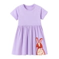 thumbnail image 1 of Robes pour Petite Fille Sans Manches Ligne A Robes de Printemps pour Filles Robes Florales pour Filles Robes de Fête pour Filles, 1 of 4