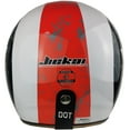 thumbnail image 3 of Open Face Motorcycle Helmet DOT Approved Half Casco Fit Men Women ATV Moped Scooter, 3 of 7