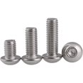 thumbnail image 1 of 100 Uds M2 * 12mm tornillos de cabeza hueca hexagonal botón de cabeza hexagonal tornillos de Cable/acero inoxidable 304 JM, 1 of 5