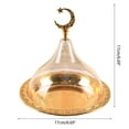thumbnail image 5 of Elegant Cake Stand with Lid Party Table Candy Dish Storage Tray Snacks Plate, 5 of 12