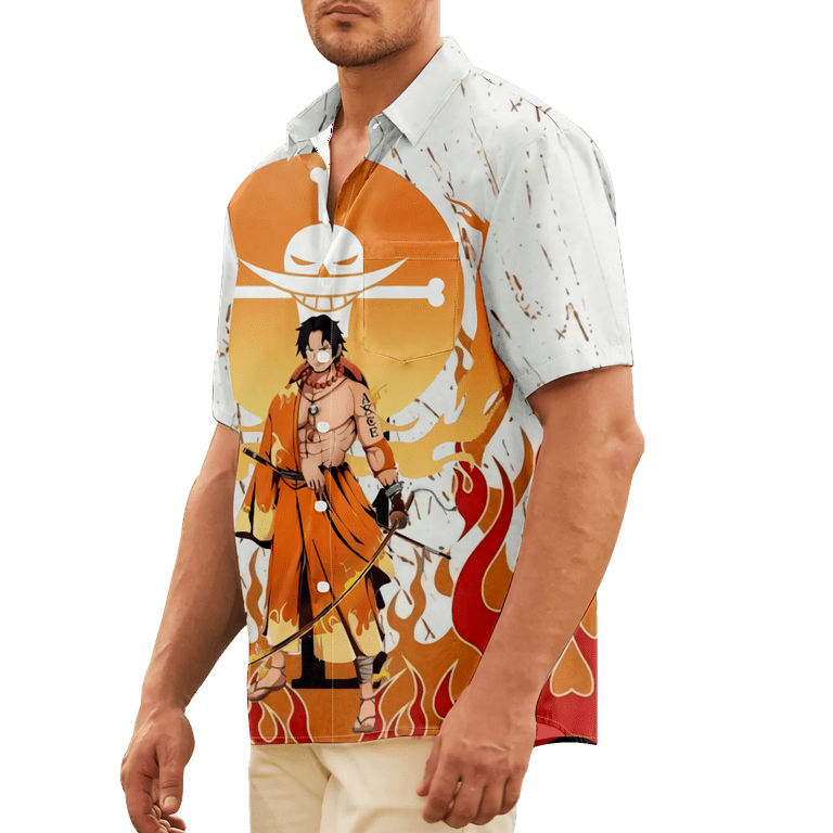 Unique Monkey D Luffy Body One Piece Anime Hawaiian Shirt