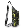 thumbnail image 6 of Crossbody Chest Bag Sports Sling Pack, Multi Pocket Layered Storage, Adjustable Strap, Lightweight Water Resistant Cloth, Reflective Night Safety, 30x15 cm, 6 of 9