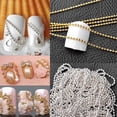 thumbnail image 2 of UDIYO 5m Beads Line Chain for Acrylic Nail Art 3D False Tips DIY Decoration Manicure, 2 of 7