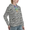 thumbnail image 6 of Xecao Wild Animal Leopard Print Pattern Hoodies for Women Sweatshirts Long Sleeve Sweatshirts Pullover Outfits with Pocket-Large, 6 of 7