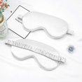 thumbnail image 2 of Unisex Sleeping Mask Block Out Light Silk Rest Relax Sleep Aid Mask Blindfold, 2 of 5