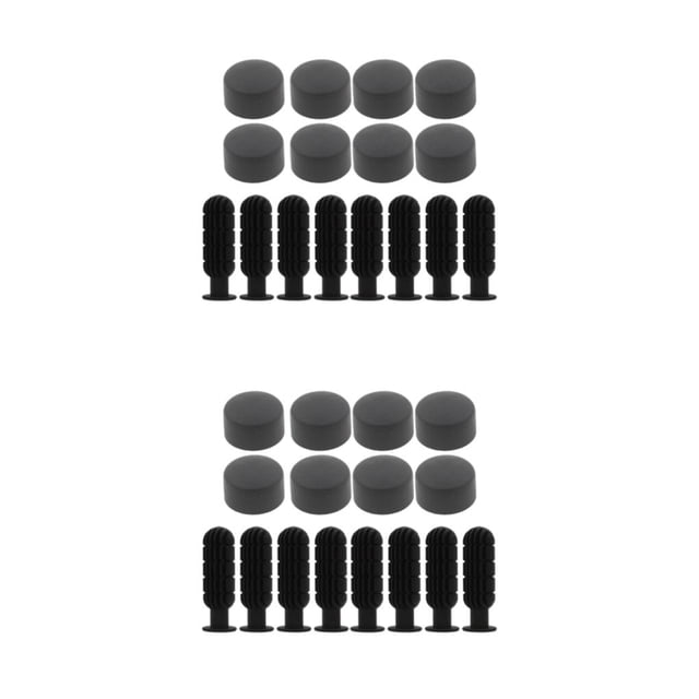 Vogacara 8 Pairs Foosball Replace Table Football Game Plugs Grips End Handle and 2piezas Tipo 1
