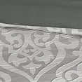 thumbnail image 3 of Madison Park Odette Ensemble de Literie Jacquard 8 Pcs Argent Grand, 3 of 4