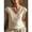 White, variant on HOMBOM Tops for Women Spring Shirts Cotton Linen Loose Fit Short Sleeve Solid White Ladies T Shirts