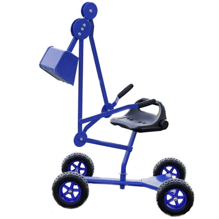 Sandbox Digger Backhoe Toy With Wheels
