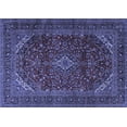 thumbnail image 1 of Ahgly Company Indoor Rectangle Persian Blue Traditional Area Rugs, 7' x 10', 1 of 4