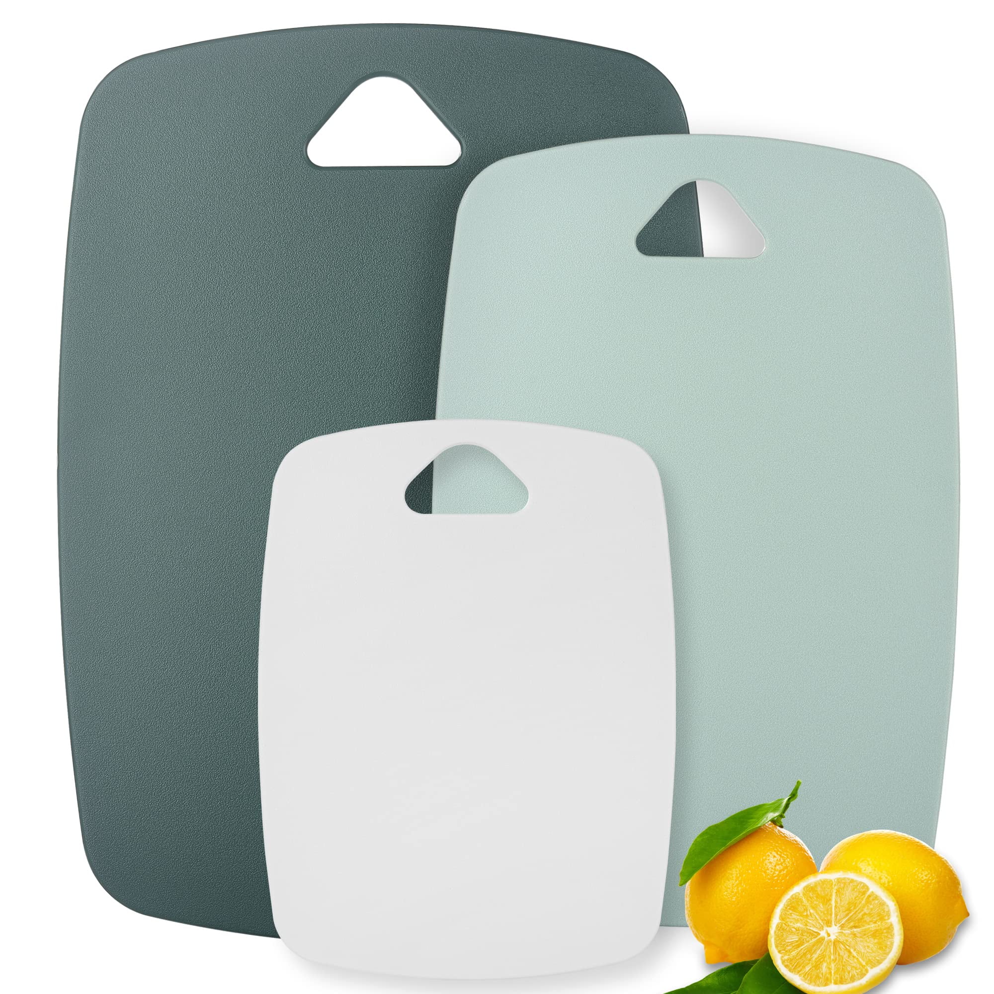FOAUUH Kitchen Cutting Board Set of 3, BPA Free, Cutting board Set