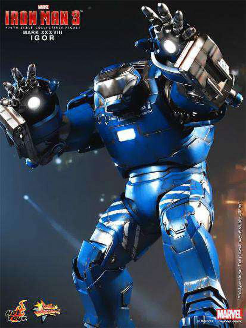 Iron Man 3 16 Inch Action Figure Movie Masterpiece Series - Iron Man - Igor - Mark XXXVIII Sideshow
