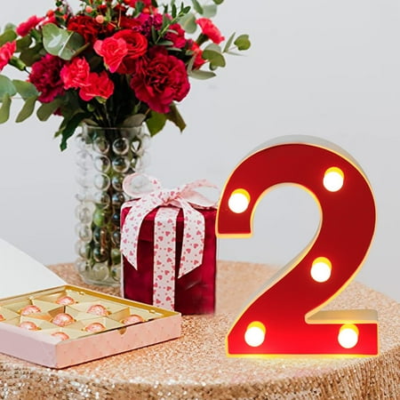 

Letters Up Standing Light Light Wihte Hanging Warm Lights Letter LED Home Decor 1PCS