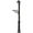 Black, variant on Lewiston  Support Bracket Post System with Ornate Base & Horsehead Finial - White