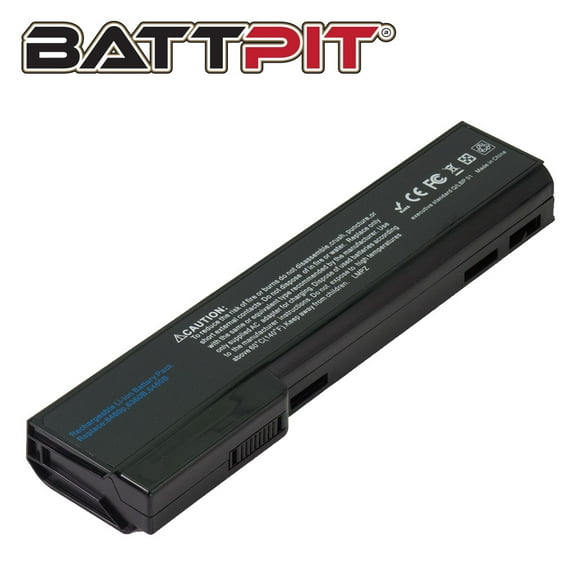 BattPit HP QK643AA CC03 CC06 HSTNN-F08C QK642AA Model# EliteBook 8460p, 6720t Mobile Thin Client, ProBook 6470b, EliteBook 8560p Laptop Battery