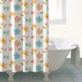 thumbnail image 6 of 72x72 Inch Fabric Shower Curtain Waterproof Polyester, Daisy Floral Print, 6 of 6
