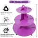 thumbnail image 2 of TRKIYQC Soporte redondo para cupcakes de 3 niveles, soporte de postre de cartón reutilizable para bodas, cumpleaños, baby shower TRKIYQC casual, 2 of 8