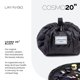 thumbnail image 2 of Lay-n-Go Cosmo Organizador de bolsa de maquillaje y cosméticos con cordón – Bolsa de maquillaje portátil con cordón con bolsillo con cremallera, trabillas para maquillaje y más – Bolsa de maquillaje d, 2 of 5