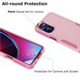 thumbnail image 4 of For Moto G pure/ G Power（2022）Case, 2 in 1 Hard PC Phone Case for Moto G pure/ G Power（2022）, Rubber & Rugged Shockproof Full Body Protection Case Cover-Black, 4 of 8