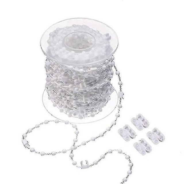 Blinds 10 Meter 100 Clips Vertical Blind Bottom Chain For 3.5 Inch/ 89 Mm Slats