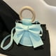 thumbnail image 2 of Bolsa Sweet Bow Tie Mini Crossbody Bag Mujer Cuero Asa de madera Cubo Bolsos Ndcxsfigh  Para Estrenar, 2 of 9