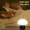 thumbnail image 3 of Joernso Mushroom Lamp Small Bedside Light Soft Glow Flicker Free Stepless Dimming Rechargeable Nightstand Lamp Desk Decoration, 3 of 8