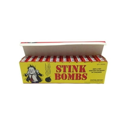 Bulk Case 36 Stink Bombs - Stinky Glass Gag Prank Fart Joke (1 case of 36)