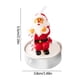 thumbnail image 3 of Nochebuena, Velas decorativas de muñeco de nieve navideño, Decoración familiar, Decoración de escritorio, Velas pequeñas, 3 of 6