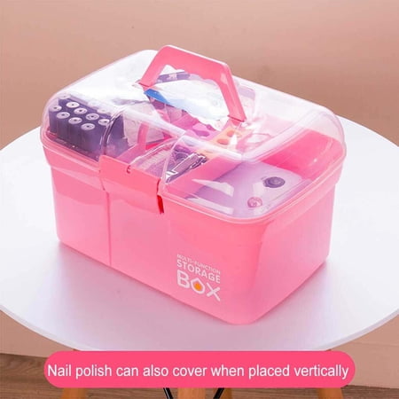 Hand-held Desktop Storage Box Plastic Scissors Makeup Plastic jewelry ...