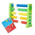 thumbnail image 4 of Marco de de madera Montessori, juego de matemáticas, estante aritmético de juguete con Multi Oruga perfke marco ábaco, 4 of 9