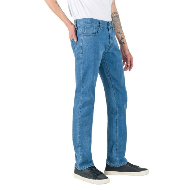 Jeans Oggi Hombre Corte Recto Slim Straight Fit Azul Claro OGGI JEANS  Vaxter Rebel Bleach