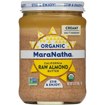MaraNatha  Creamy Raw Almond Butter Spread, 12 oz