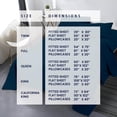 thumbnail image 3 of Kotton Culture 1000 TC Bed Sheets 4 Piece 15" Inch Deep Pocket Sheet Set (Teal, California King), 3 of 4