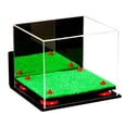 thumbnail image 6 of Deluxe Acrylic Baseball Cap Display Case with Red Risers, Mirror, Turf Base and Wall Mount (A006-RR), 6 of 8