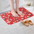 thumbnail image 3 of YST Red Christmas 20"X 32" Bathroom Rugs,Christmas Nutcracker Bath Mat,Girly Dreamy Princess Doormats Floor Mats,Xmas Pine Tree Snowflake Non Slip Bath Rug,Red Christmas Gift, 3 of 5