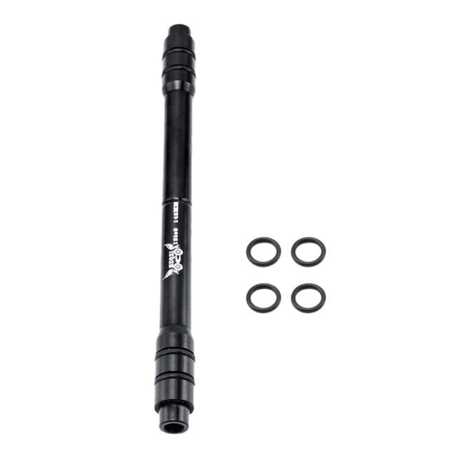 stanreset Bike Thru Axle Adapter Front Wheel Hub Wear-resistant 12 to 9 mm 100MM Conversion Shaft Mountain Tube Quick Release Adapter Black 1Set