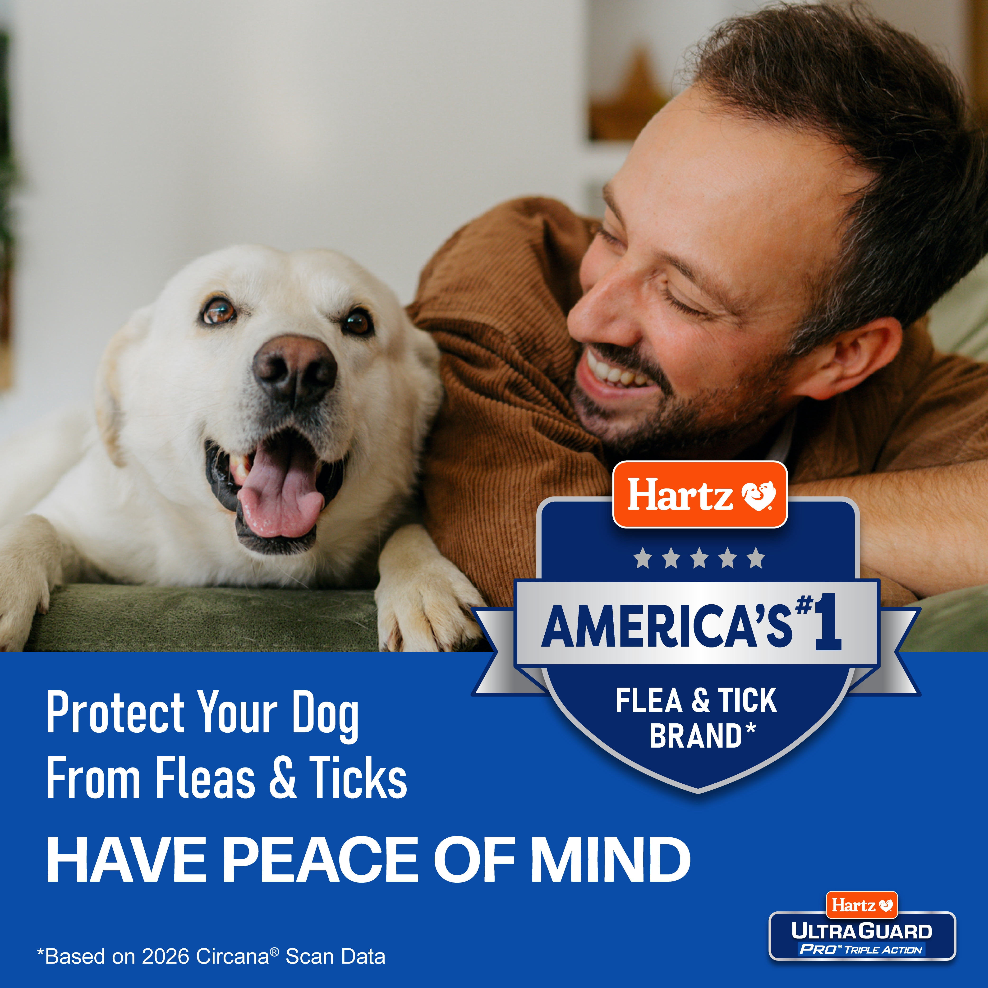 Hartz UltraGuard Pro Reflective Flea & Tick Collar for Dogs and Puppies, 7 Months Protection, 1ct